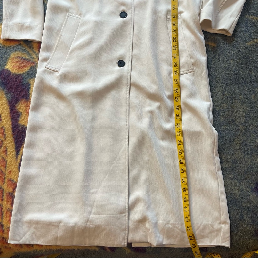 BB Dekota long jacket size xsmall cream color - Picture 5 of 10